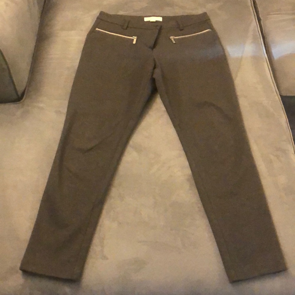 Michael Kors Gray Knit Stretch Pants